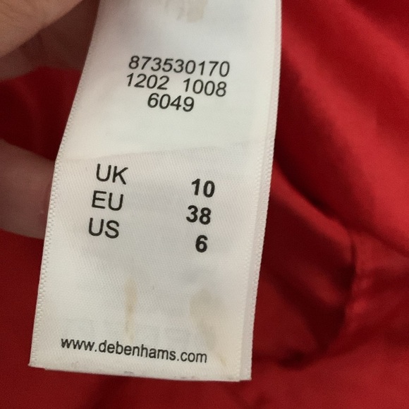 Vintage y2k debut maxi fully beaded red dress - Picture 13 of 14